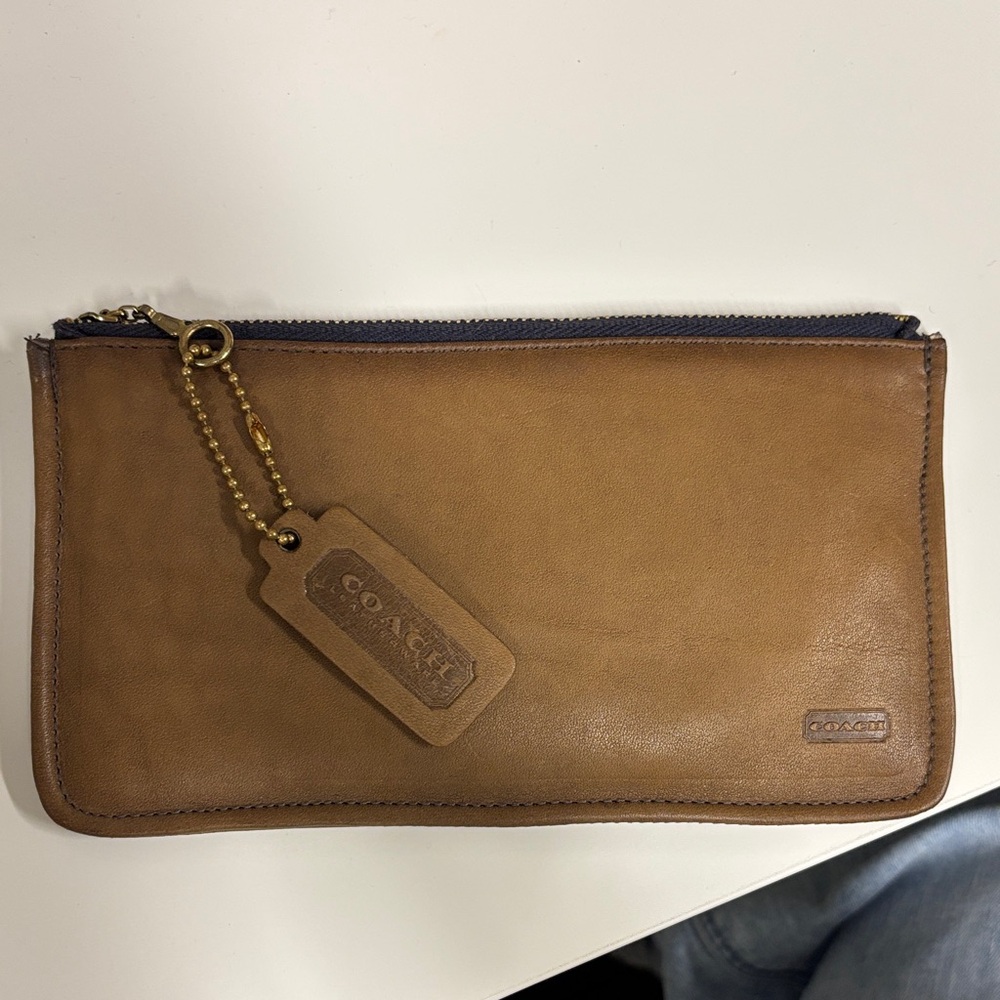 Vintage Coach British Tan Skinny Case 7170